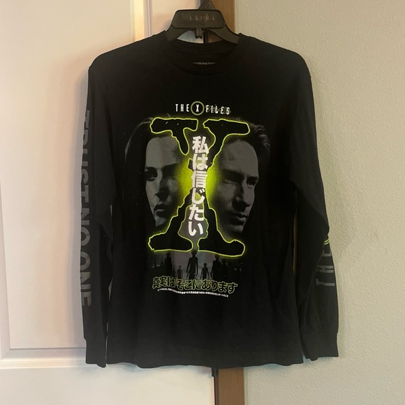 Rucking Fotten X-Files T-Shirt Longsleeve Medium Trust No One - Picture 1 of 7